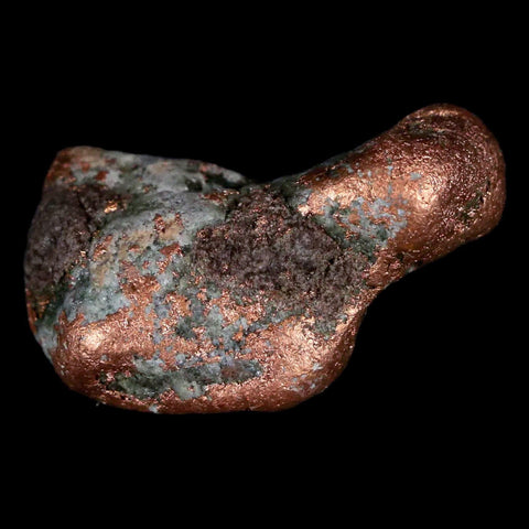 1.1" Solid Native Copper Polished Nugget Mineral Keweenaw Michigan - Fossil Age Minerals