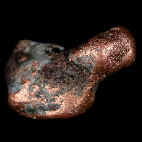1.1" Solid Native Copper Polished Nugget Mineral Keweenaw Michigan - Fossil Age Minerals