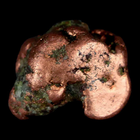 0.8" Solid Native Copper Polished Nugget Mineral Keweenaw Michigan - Fossil Age Minerals