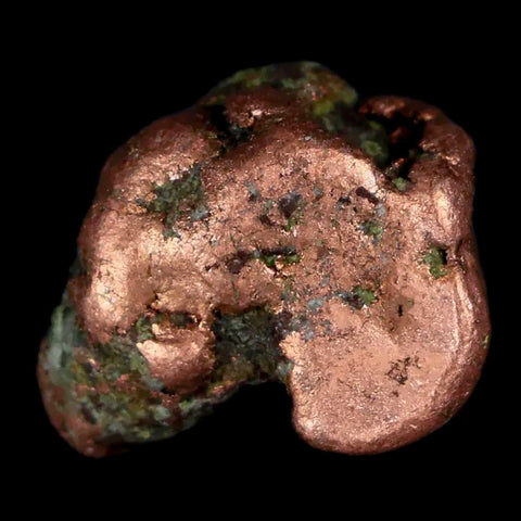 0.8" Solid Native Copper Polished Nugget Mineral Keweenaw Michigan - Fossil Age Minerals
