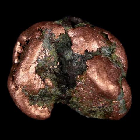 0.8" Solid Native Copper Polished Nugget Mineral Keweenaw Michigan - Fossil Age Minerals