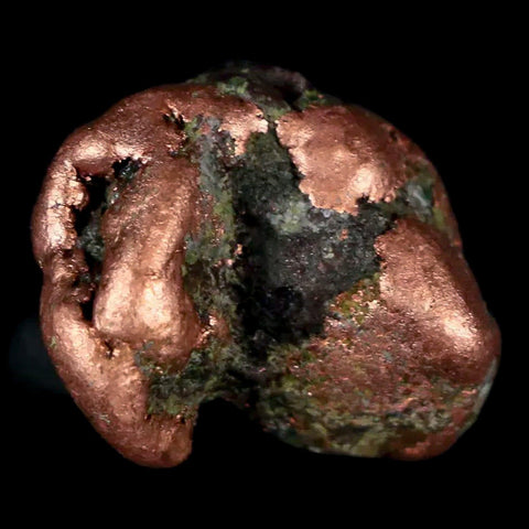 0.8" Solid Native Copper Polished Nugget Mineral Keweenaw Michigan - Fossil Age Minerals