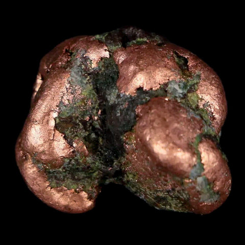 0.8" Solid Native Copper Polished Nugget Mineral Keweenaw Michigan - Fossil Age Minerals