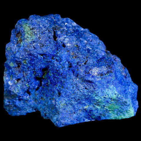 2.2" Azurite Crystals & Malachite On Barite Mineral Specimen Tiznit Morocco - Fossil Age Minerals