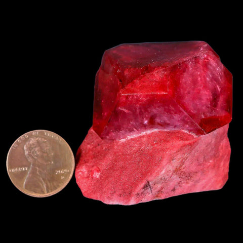 1.6" Stunning Ruby Alum Crystal Mineral Specimen Sokolowski Location Poland - Fossil Age Minerals