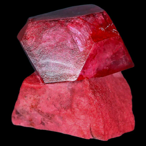 1.6" Stunning Ruby Alum Crystal Mineral Specimen Sokolowski Location Poland - Fossil Age Minerals