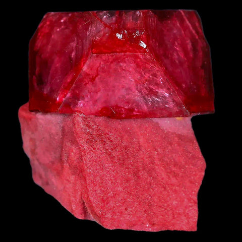 1.6" Stunning Ruby Alum Crystal Mineral Specimen Sokolowski Location Poland - Fossil Age Minerals