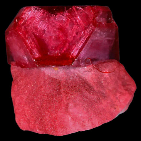 1.6" Stunning Ruby Alum Crystal Mineral Specimen Sokolowski Location Poland - Fossil Age Minerals