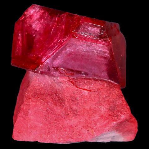 1.6" Stunning Ruby Alum Crystal Mineral Specimen Sokolowski Location Poland - Fossil Age Minerals