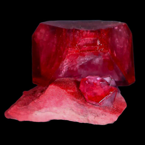 1.9" Stunning Ruby Alum Crystal Mineral Specimen Sokolowski Location Poland - Fossil Age Minerals