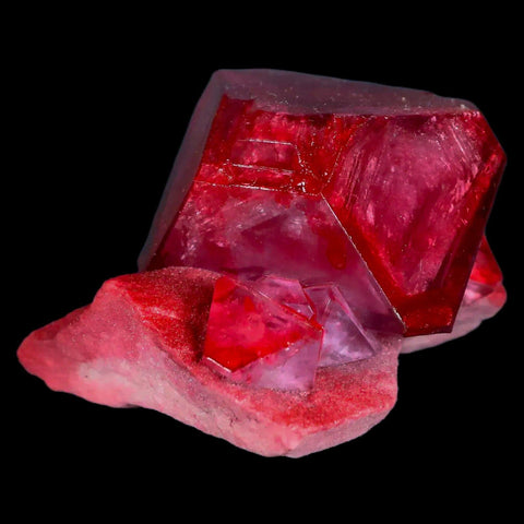 1.9" Stunning Ruby Alum Crystal Mineral Specimen Sokolowski Location Poland - Fossil Age Minerals