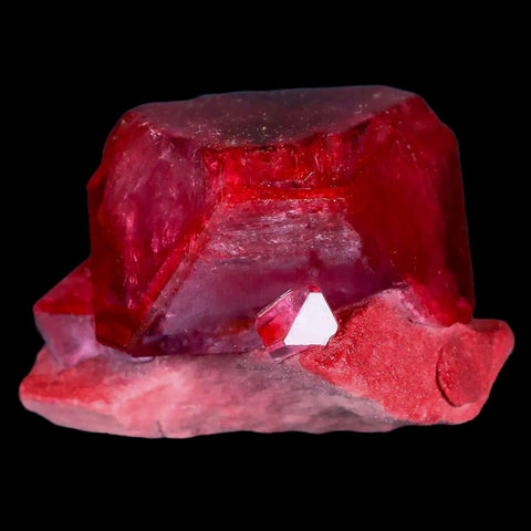 1.9" Stunning Ruby Alum Crystal Mineral Specimen Sokolowski Location Poland - Fossil Age Minerals