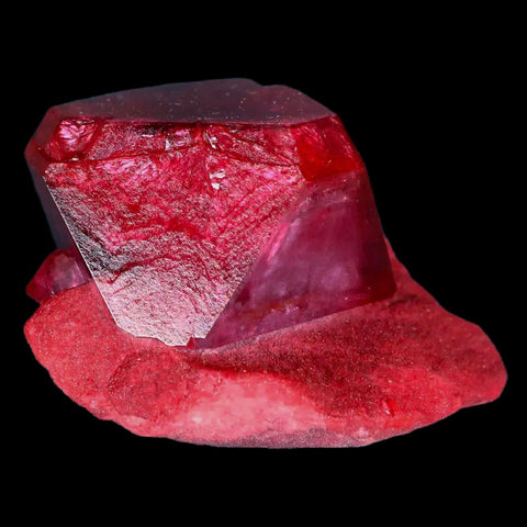 1.9" Stunning Ruby Alum Crystal Mineral Specimen Sokolowski Location Poland - Fossil Age Minerals