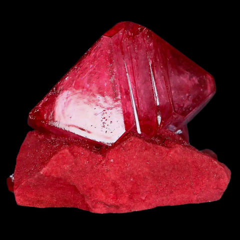 1.9" Stunning Ruby Alum Crystal Mineral Specimen Sokolowski Location Poland - Fossil Age Minerals