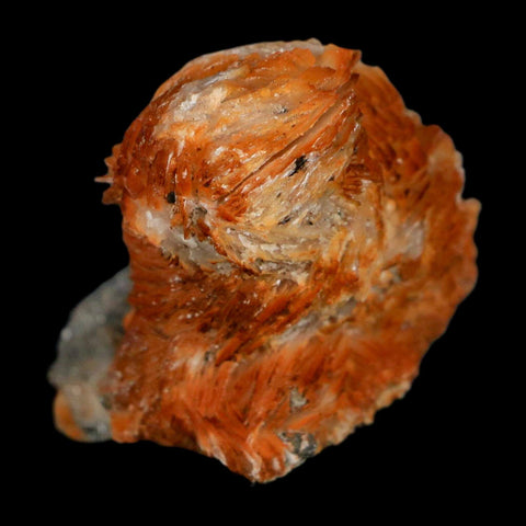 2.3" Sparkly Orange Barite Blades, Cerussite Crystals, Galena Crystal Mineral Morocco - Fossil Age Minerals