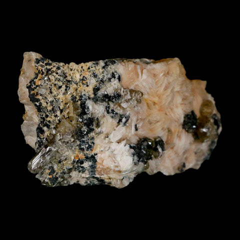 3.3" Sparkly White Barite Blades, Cerussite Crystals, Galena Crystal Mineral Morocco - Fossil Age Minerals