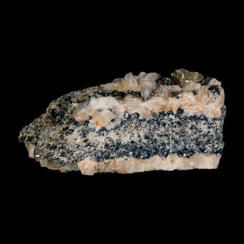 3.3" Sparkly White Barite Blades, Cerussite Crystals, Galena Crystal Mineral Morocco - Fossil Age Minerals
