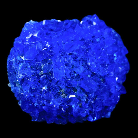 1.9" Electric Blue Chalcanthite Mineral Crystal Specimen Location Poland Sokolowski