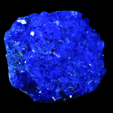 1.8" Electric Blue Chalcanthite Mineral Crystal Specimen Location Poland Sokolowski