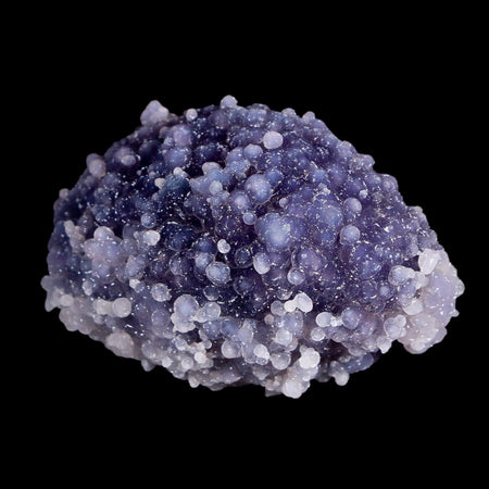 2" Purple Grape Agate Botryoidal Crystal Cluster Mineral Sulawesi Island Indonesia