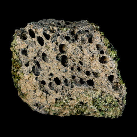 2.8" Emerald Peridot Crystals, Chrome Diopside And Spinel On Volcanic Rock Gila, AZ - Fossil Age Minerals