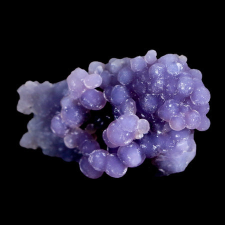1.5" Purple Grape Agate Botryoidal Crystal Cluster Mineral Sulawesi Island Indonesia