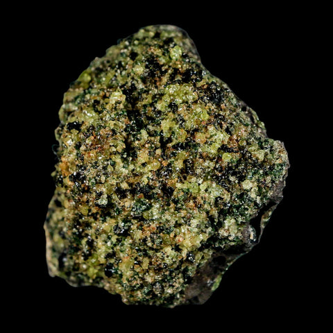 2.9" Emerald Peridot Crystals, Chrome Diopside And Spinel On Volcanic Rock Gila, AZ - Fossil Age Minerals