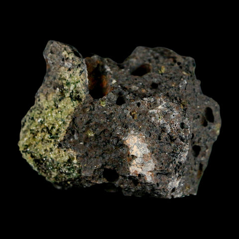 2.3" Emerald Peridot Crystals, Chrome Diopside And Spinel On Volcanic Rock Gila, AZ - Fossil Age Minerals