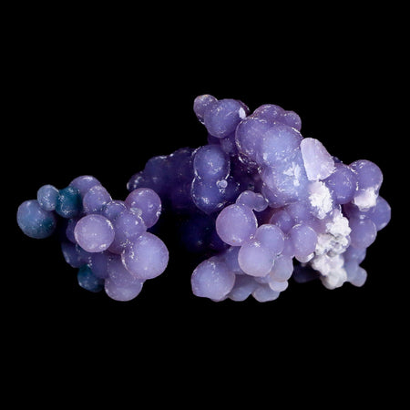 1.5" Purple Grape Agate Botryoidal Crystal Cluster Mineral Sulawesi Island Indonesia