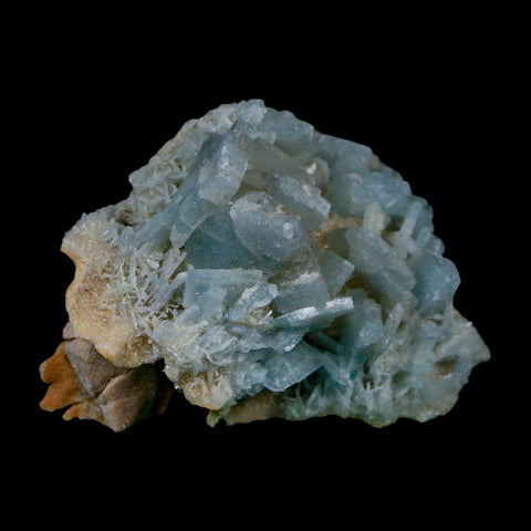 2.8" Ice Blue Tabular Barite Blades Crystal Mineral Specimen Meknes-Tafilalet  Morocco