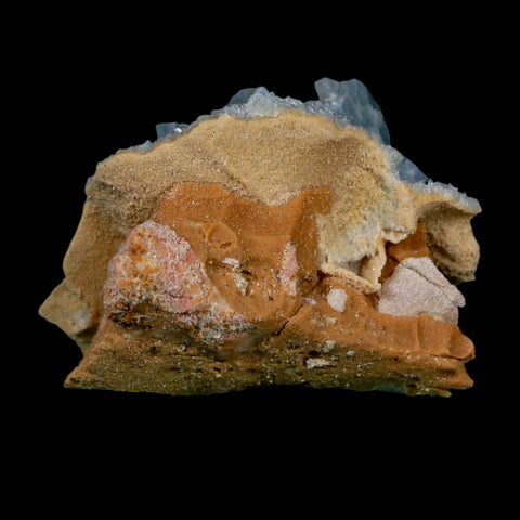2.8" Ice Blue Tabular Barite Blades Crystal Mineral Specimen Meknes-Tafilalet  Morocco