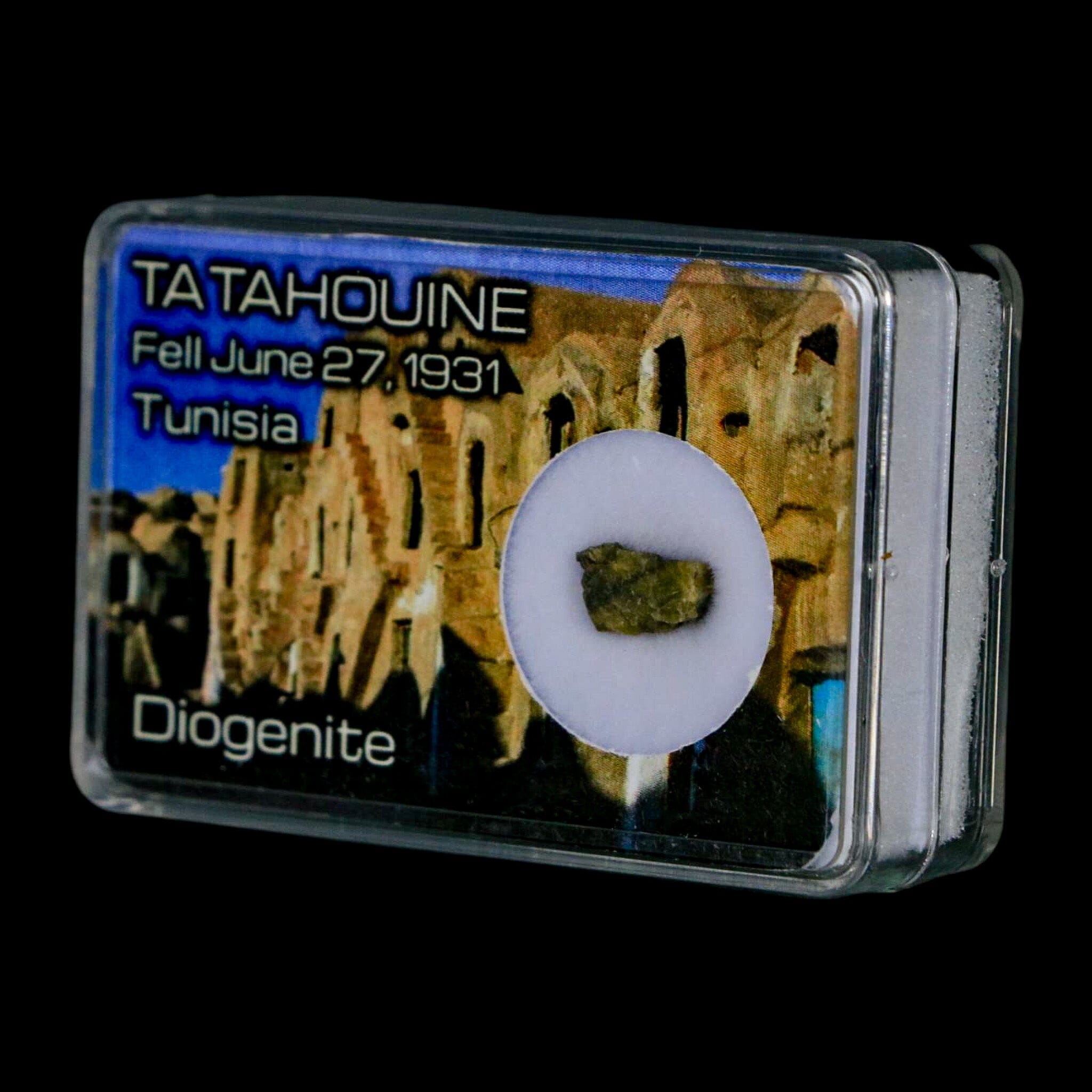 Tatahouine Diogenite Stony Meteorite Achondrites Specimen Fell June 24, 1931 Display - Fossil Age Minerals