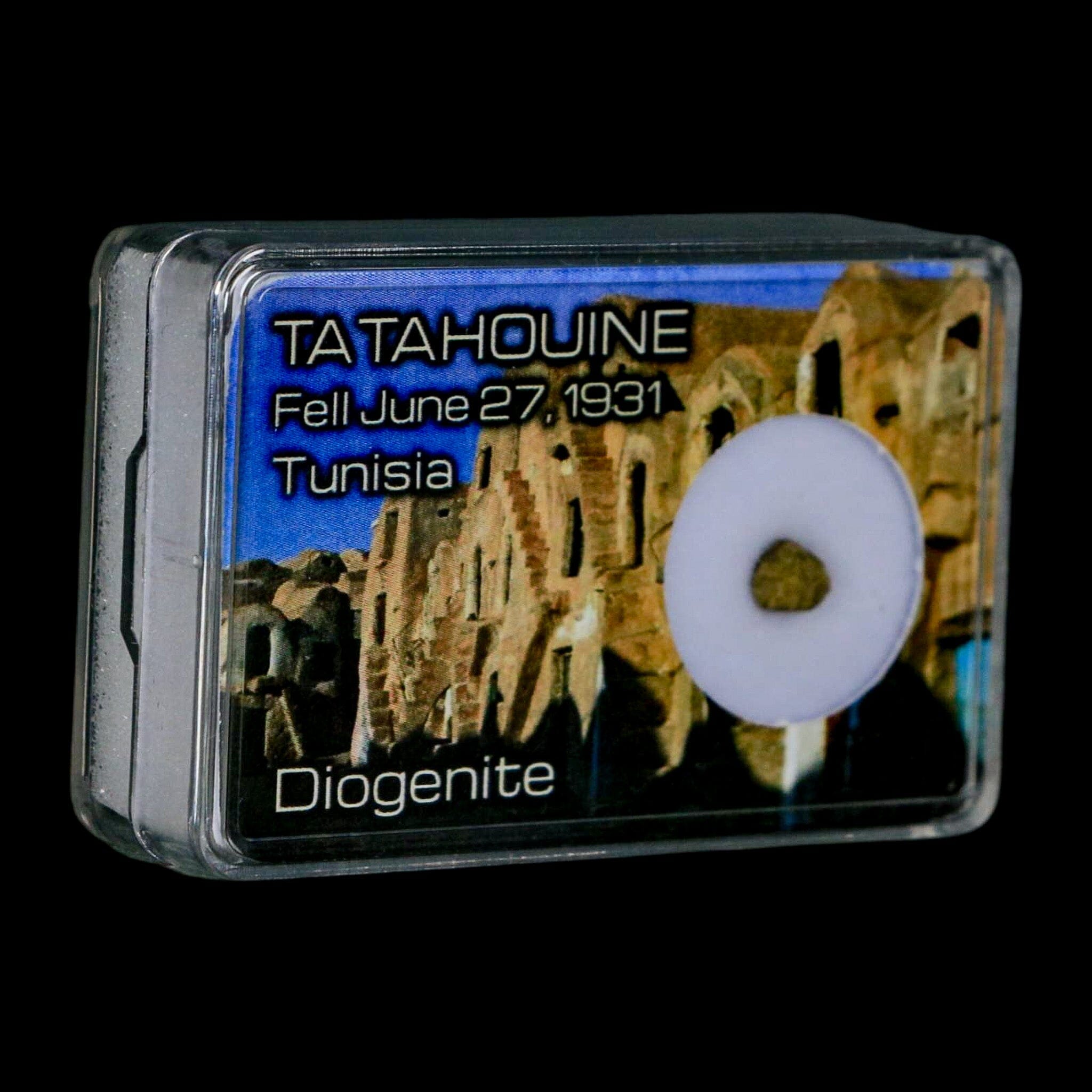 Tatahouine Diogenite Stony Meteorite Achondrites Specimen Fell June 24, 1931 Display - Fossil Age Minerals