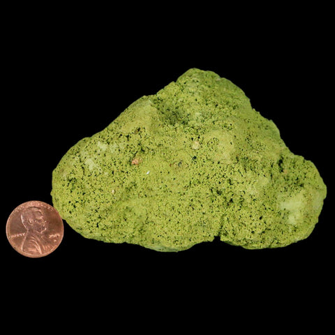 3.6" Rough Green Nontronite Mineral Specimen Jove Lauriano Minas Gerais Brazil - Fossil Age Minerals