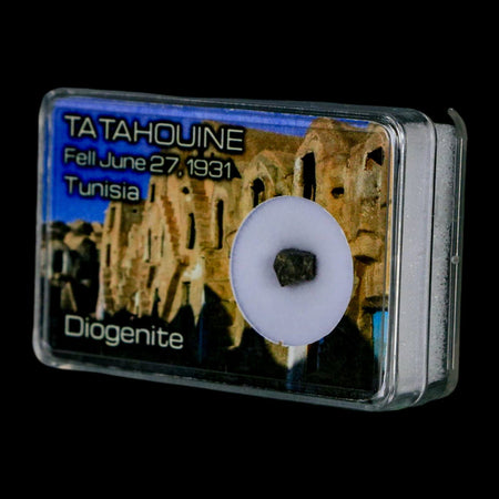 Tatahouine Diogenite Stony Meteorite Achondrites Specimen Fell June 24, 1931 Display