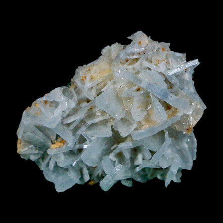 1.1" Ice Blue Tabular Barite Blades Crystal Mineral Specimen Meknes-Tafilalet Morocco