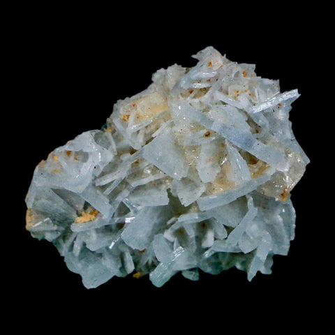 1.1" Ice Blue Tabular Barite Blades Crystal Mineral Specimen Meknes-Tafilalet Morocco