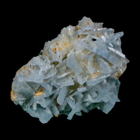1.1" Ice Blue Tabular Barite Blades Crystal Mineral Specimen Meknes-Tafilalet Morocco
