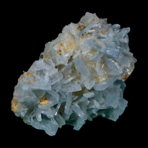 1.1" Ice Blue Tabular Barite Blades Crystal Mineral Specimen Meknes-Tafilalet Morocco