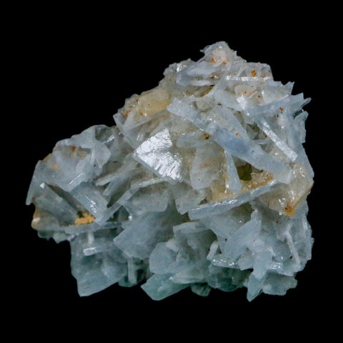 1.1" Ice Blue Tabular Barite Blades Crystal Mineral Specimen Meknes-Tafilalet Morocco
