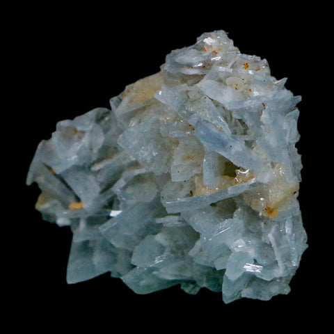 1.1" Ice Blue Tabular Barite Blades Crystal Mineral Specimen Meknes-Tafilalet Morocco