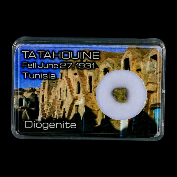 Tatahouine Diogenite Stony Meteorite Achondrites Specimen Fell June 24, 1931 Display