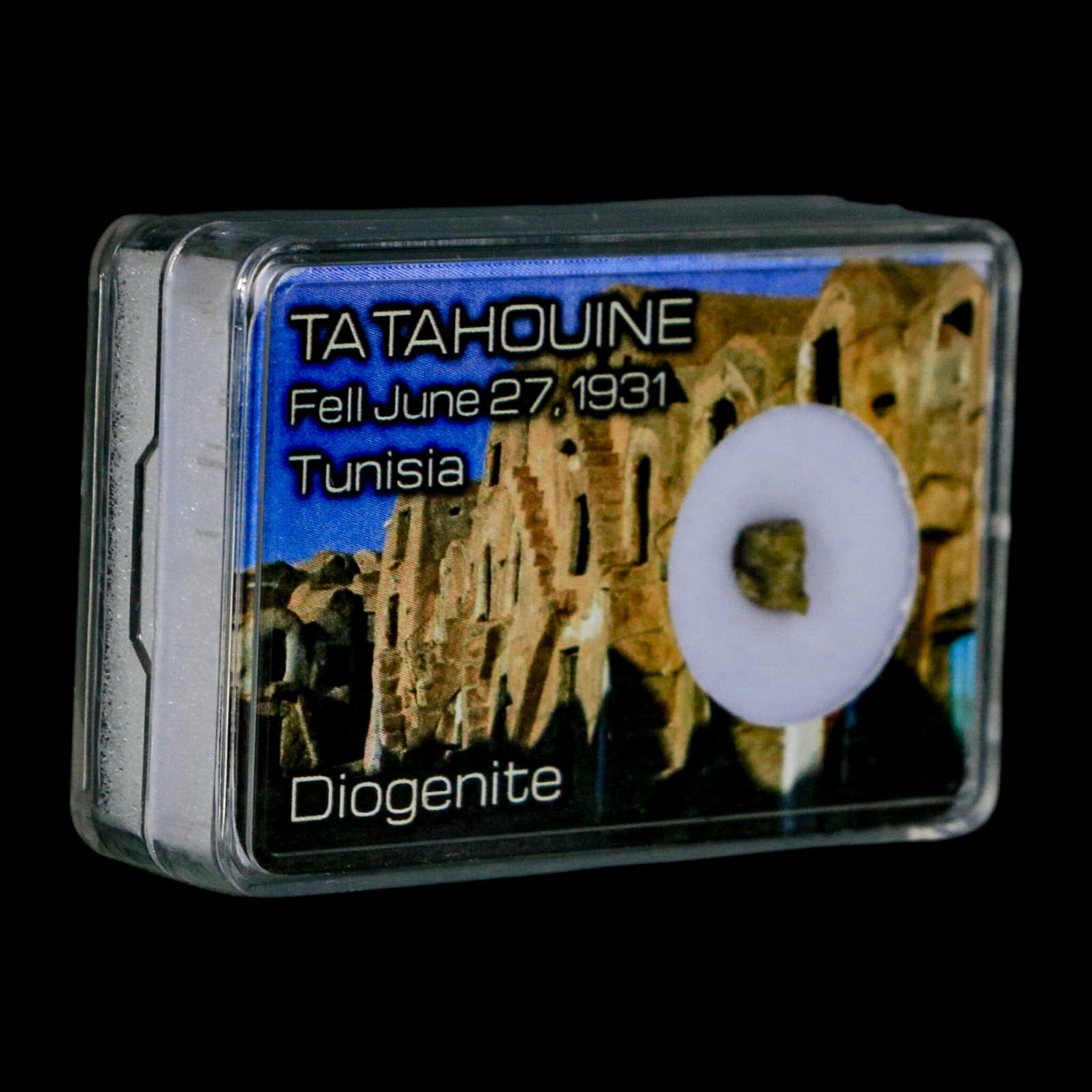 Tatahouine Diogenite Stony Meteorite Achondrites Specimen Fell June 24, 1931 Display - Fossil Age Minerals