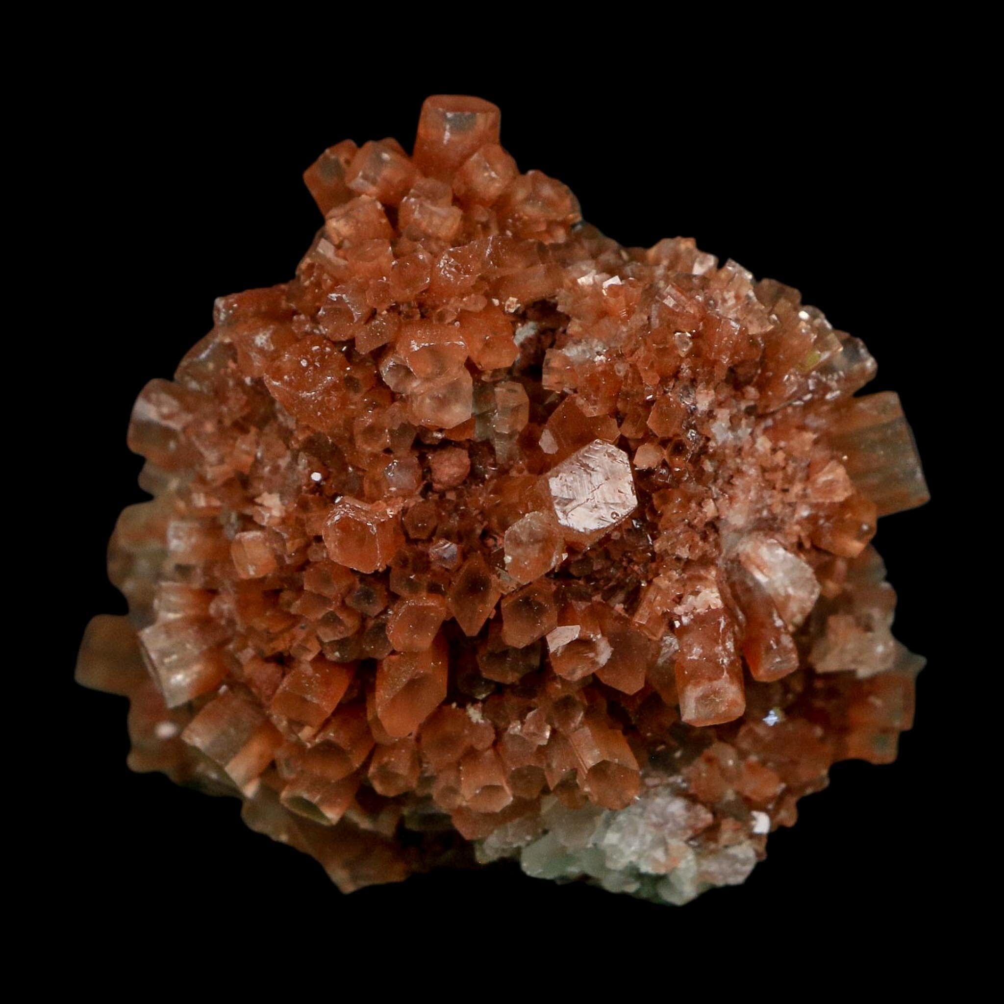 2.2" Aragonite Mineral Two Tone Crystal Cluster Specimen Tazouta Morocco - Fossil Age Minerals