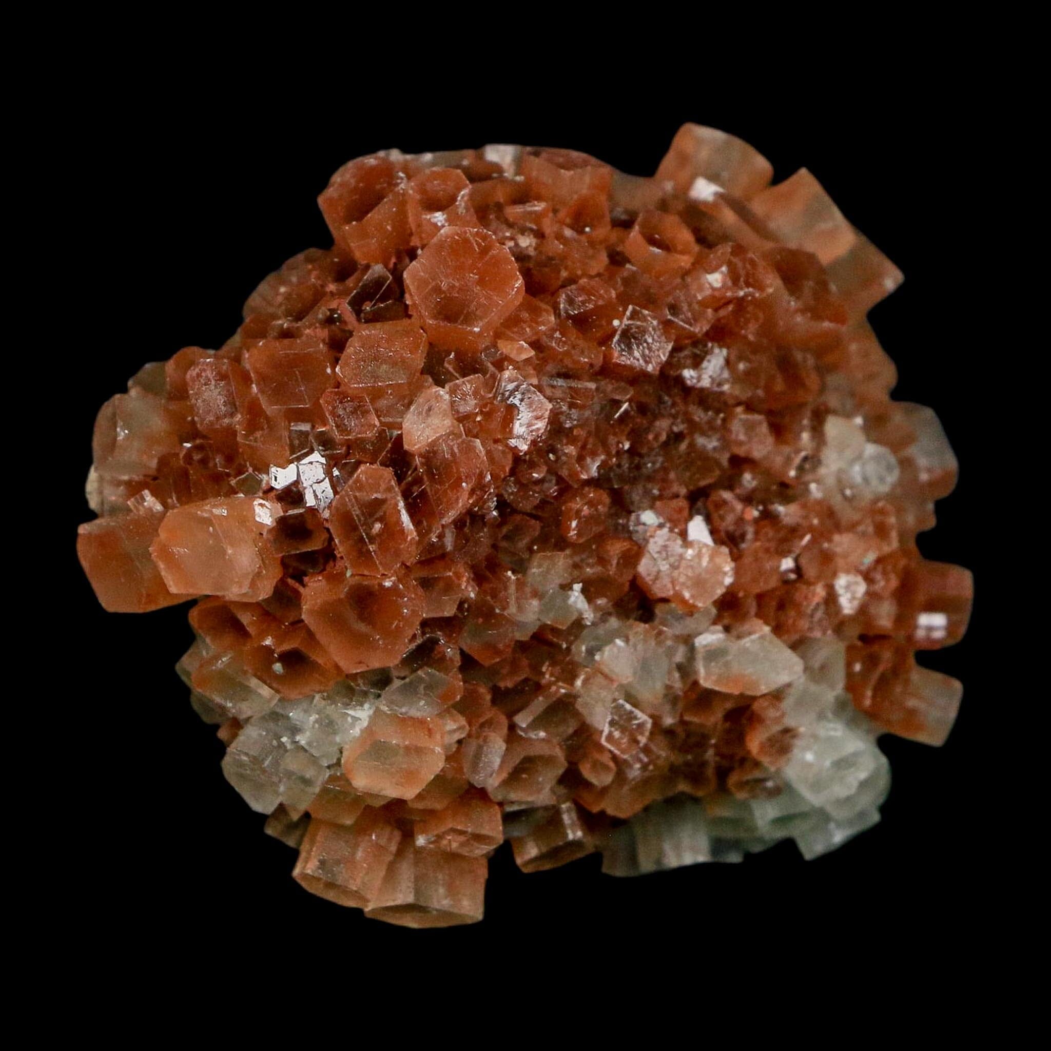 2.1" Aragonite Mineral Two Tone Crystal Cluster Specimen Tazouta Morocco - Fossil Age Minerals