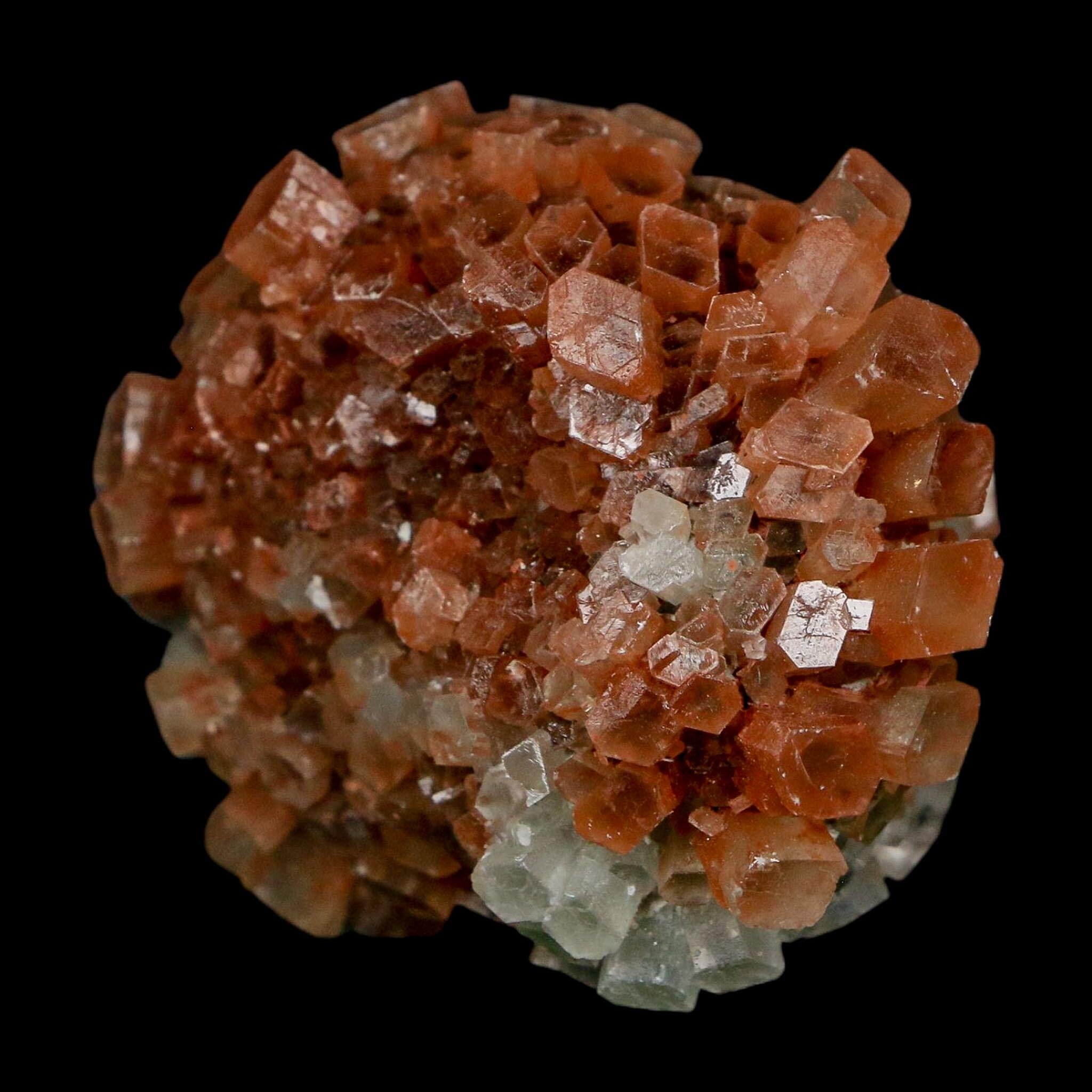 2.1" Aragonite Mineral Two Tone Crystal Cluster Specimen Tazouta Morocco - Fossil Age Minerals