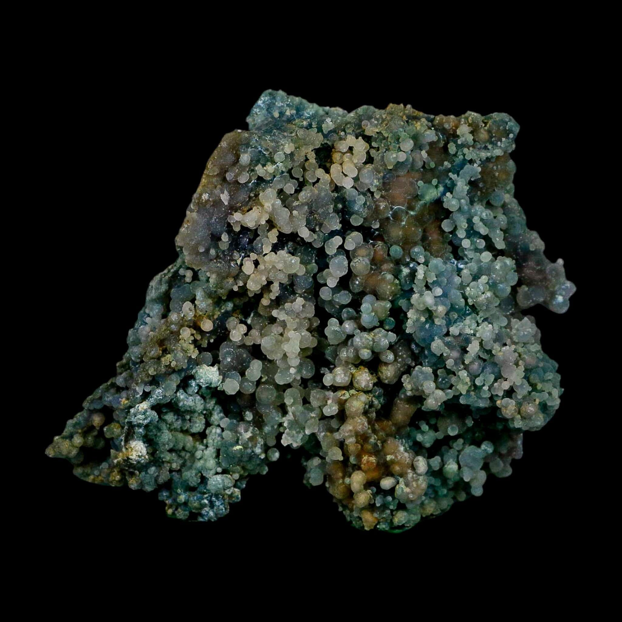 3.8" Green Grape Agate Botryoidal Crystal Druzy Cluster Mineral Sulawesi Island - Fossil Age Minerals