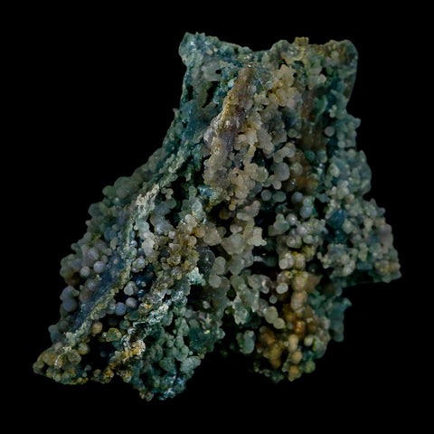 3.8" Green Grape Agate Botryoidal Crystal Druzy Cluster Mineral Sulawesi Island - Fossil Age Minerals