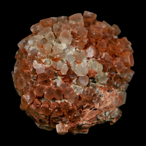 1.8" Aragonite Mineral Two Tone Crystal Cluster Specimen Tazouta Morocco