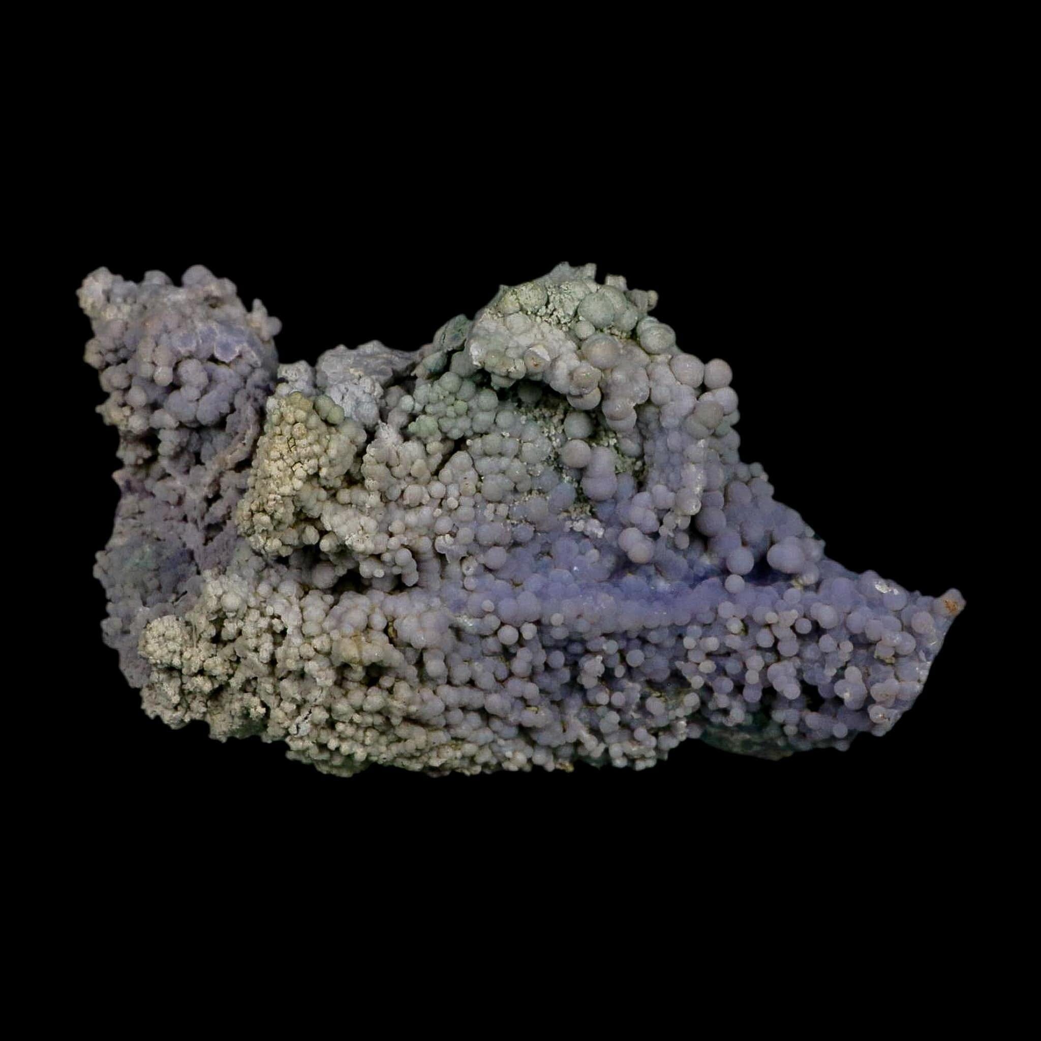 4.6" Purple Green Grape Agate Botryoidal Crystal Druzy Cluster Mineral Sulawesi Island - Fossil Age Minerals